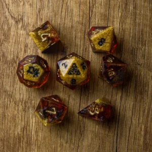 Set de Dados Molten Gold