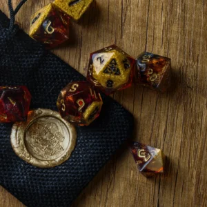 Set de Dados Molten Gold