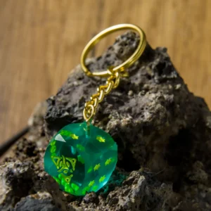 Llavero Dado D6 Teal